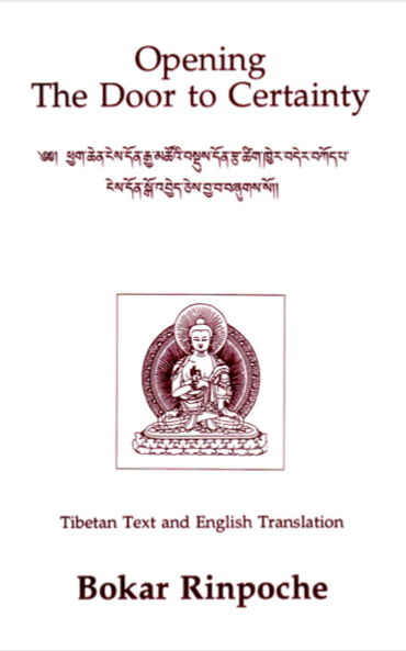 Meditation Advice to Beginners by Bokar Rinpoche (PDF)